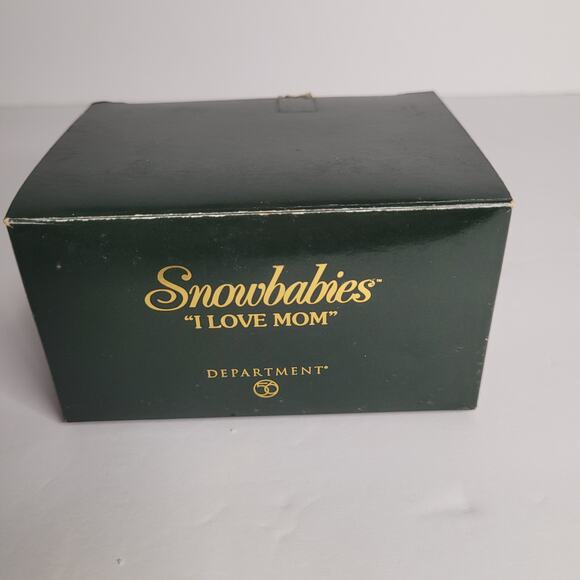 Department 56 Snowbabies "I Love Mom" Figurine - Picture 13 of 14